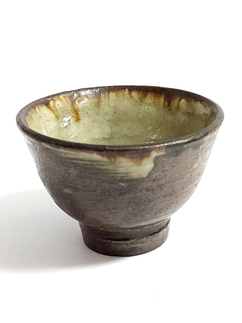 人間国宝 壺屋焼 金城次郎　ぐい呑み 共箱 美品