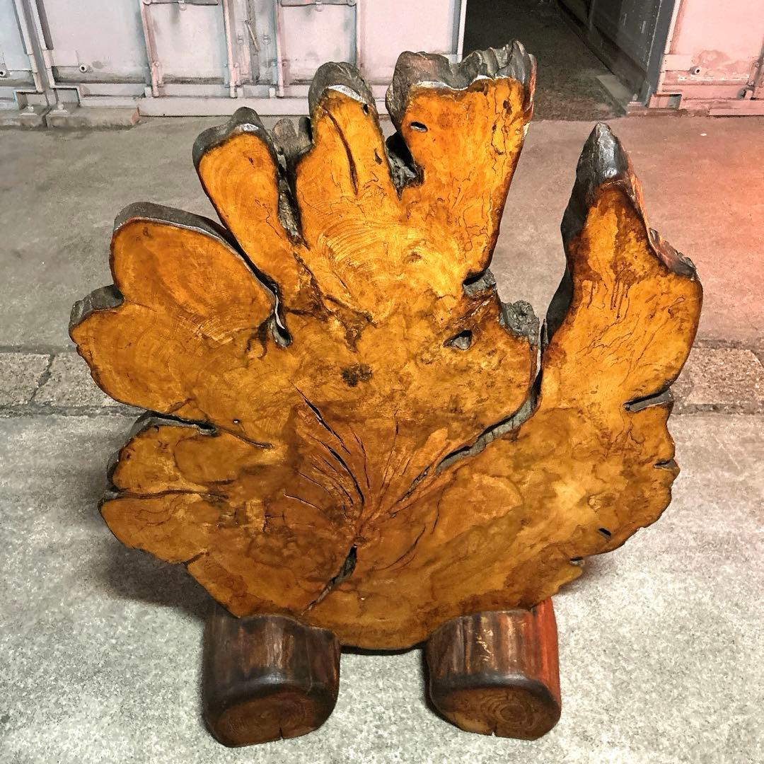 天然木 一枚板 オブジェ パネル 衝立 彫刻 アート インテリア 瘤木 置物