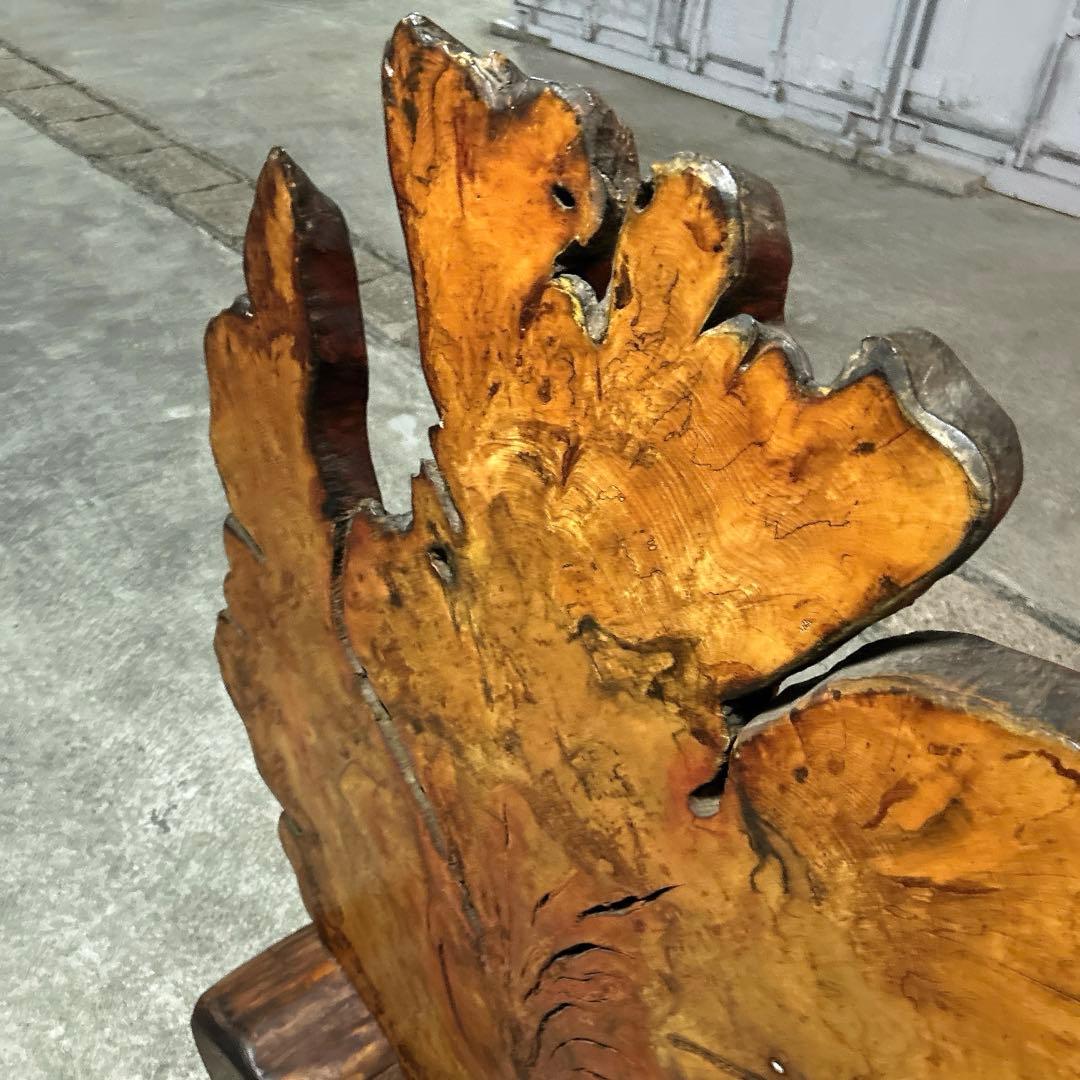 天然木 一枚板 オブジェ パネル 衝立 彫刻 アート インテリア 瘤木 置物