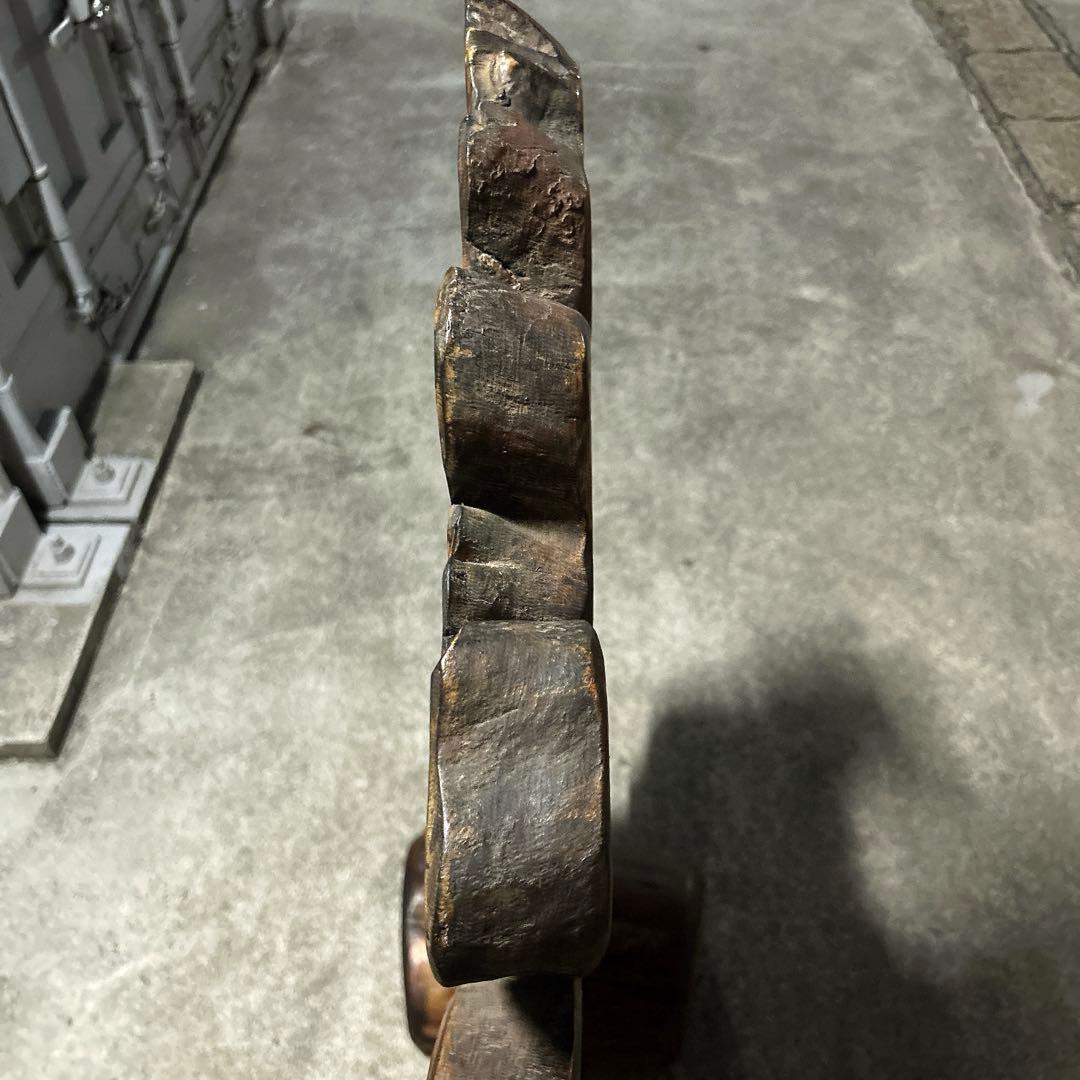 天然木 一枚板 オブジェ パネル 衝立 彫刻 アート インテリア 瘤木 置物