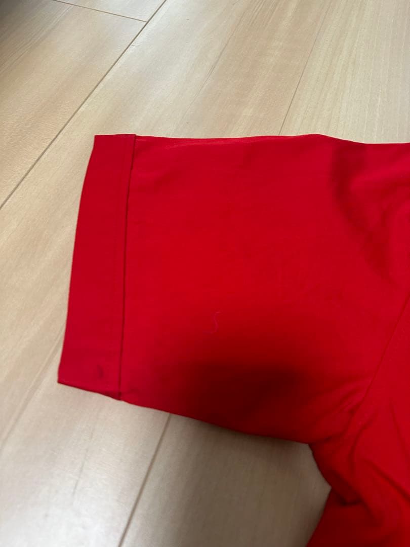 Hi-Standard 半袖ワークシャツ 赤