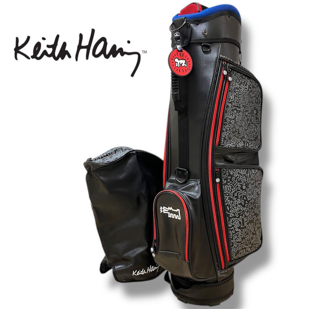 入手困難 美品 キースヘリング 軽量キャディバッグ 7.5型