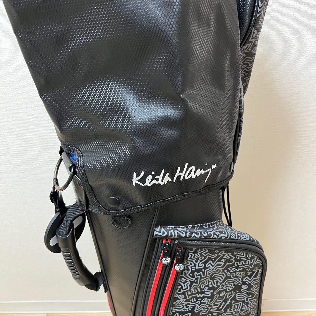 入手困難 美品 キースヘリング 軽量キャディバッグ 7.5型