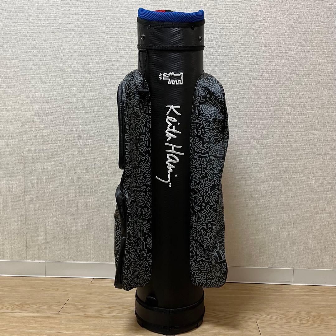 入手困難 美品 キースヘリング 軽量キャディバッグ 7.5型