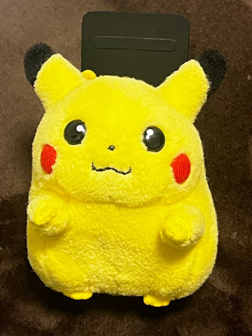 【クリーニング済】お腹を押すと音が鳴るピカチュウ ぬいぐるみ 初期
