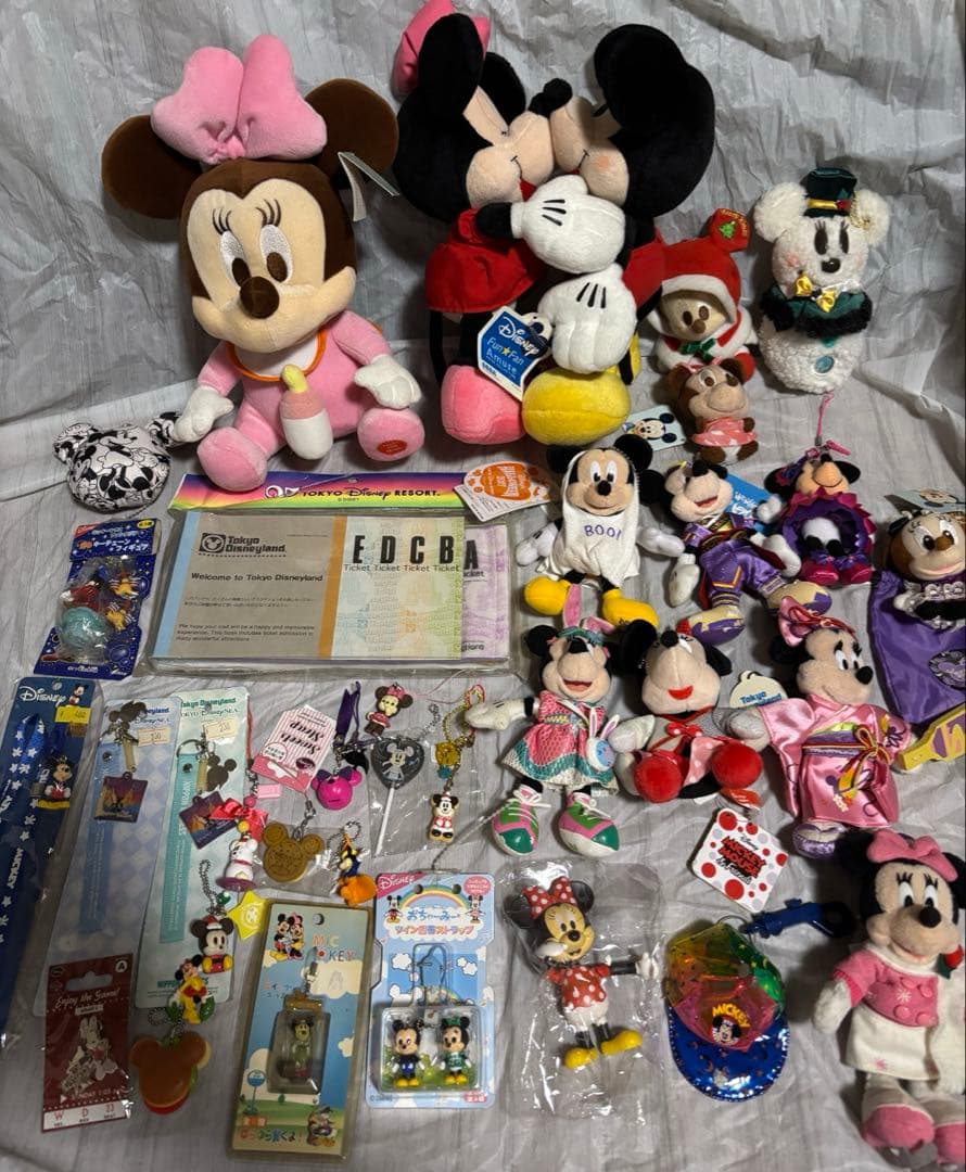 ディズニー ミッキー ミニー ストラップ マスコット ぬいバ 大量 まとめ売り