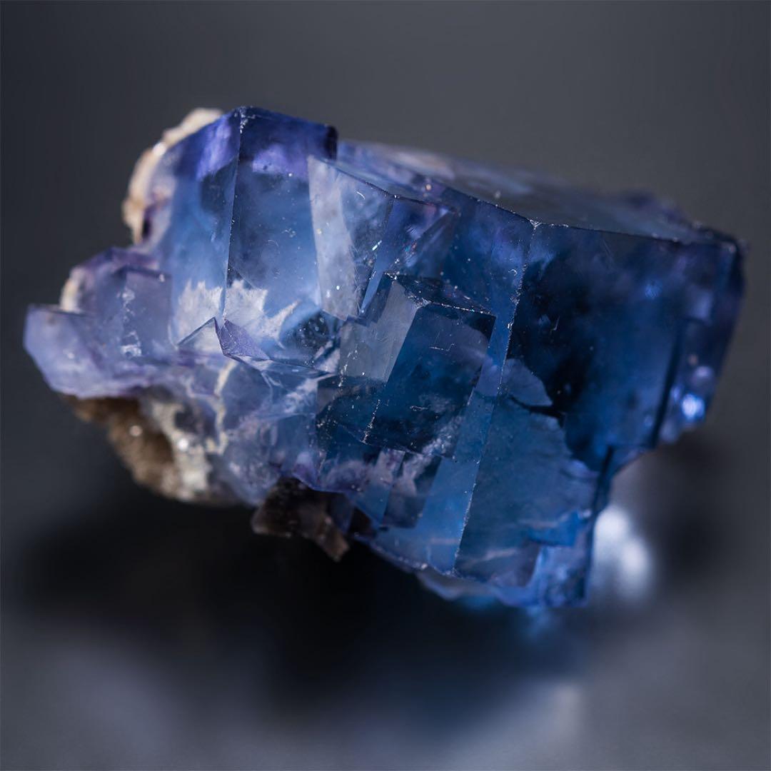 中国 ヤオガンシャン フローライト 天然石 原石 鉱物標本 鉱石 蛍石 1682