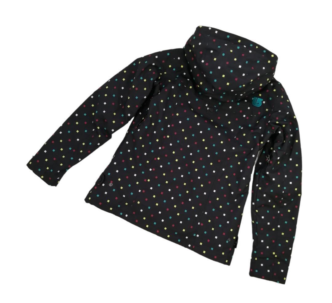 【バートン】Burton スノーボードジャケット スノボウェア 黒×ドット