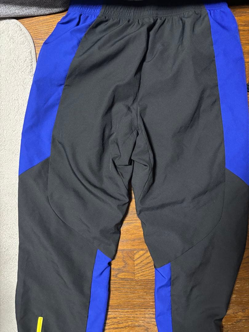 Panasonic スポーツパンツ 黒/青