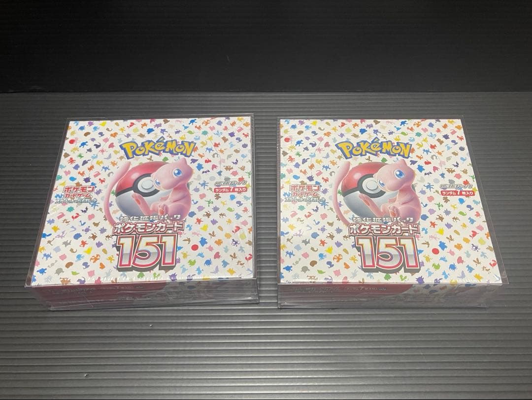 ポケモンカード151 新品未開封　シュリンク付き　2BOX