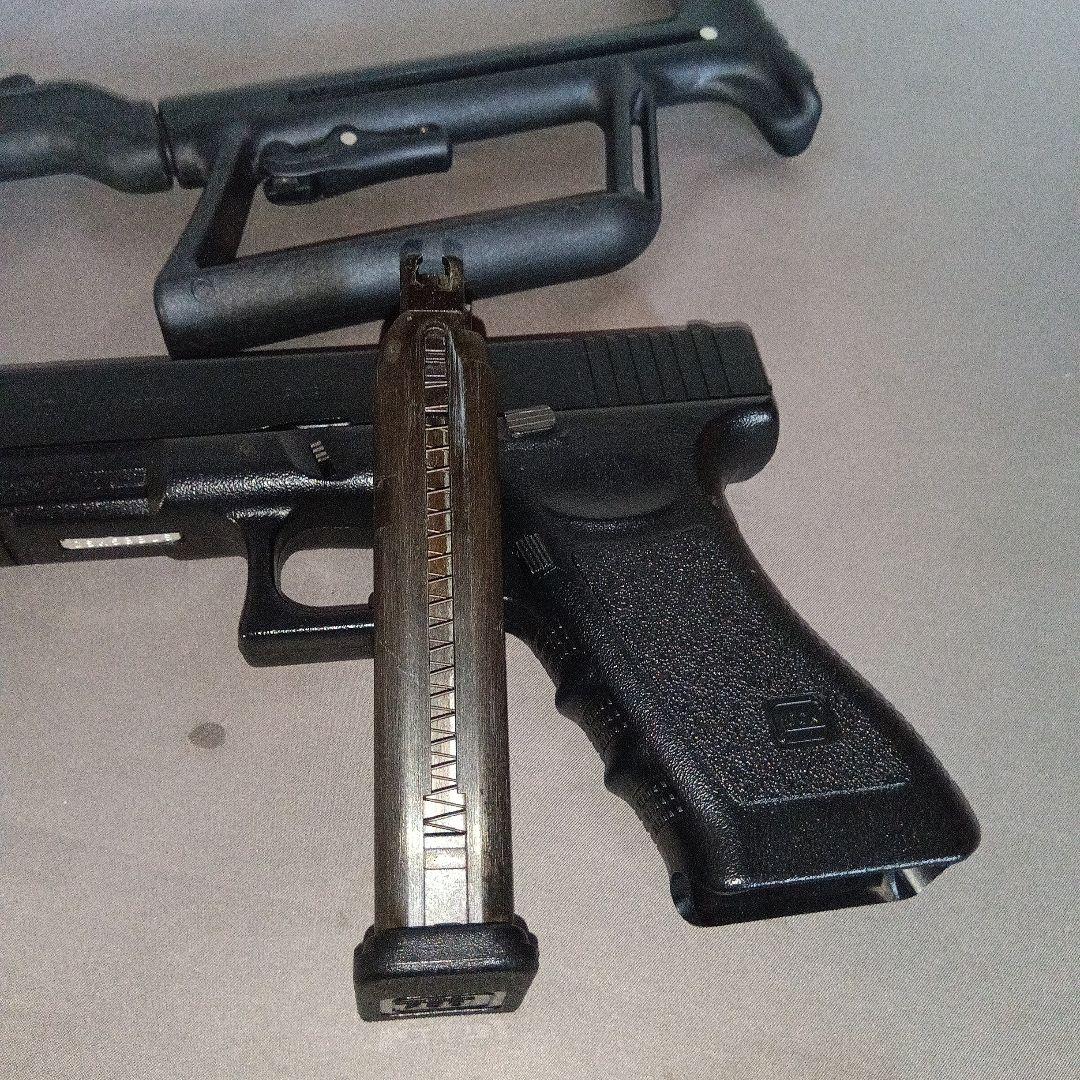 KSC G17 レイルドフレーム ブローバック　フォールディングストック