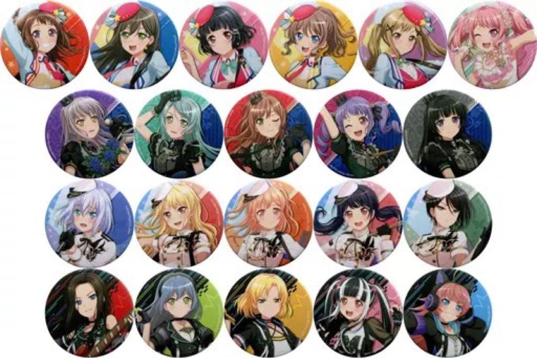 バンドリ　8th☆LIVE 記念トレーディング缶バッジ　全21種　コンプリート