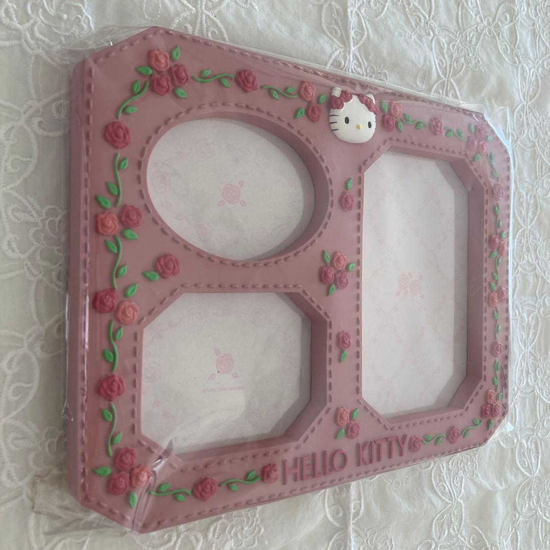 【 新品・未使用 】　希少！　レトロ　ハローキティ　野薔薇　フォトフレーム