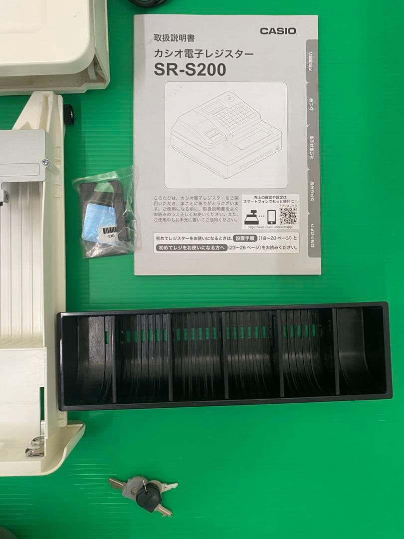 カシオ SR-S200-WE 電子レジスター、ホワイトカシオ、Bluetooth
