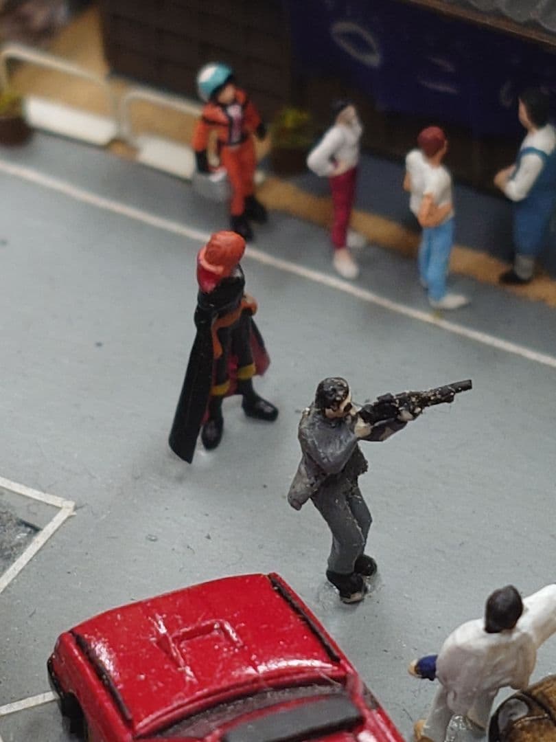 1/150ジオラマBトレ用。