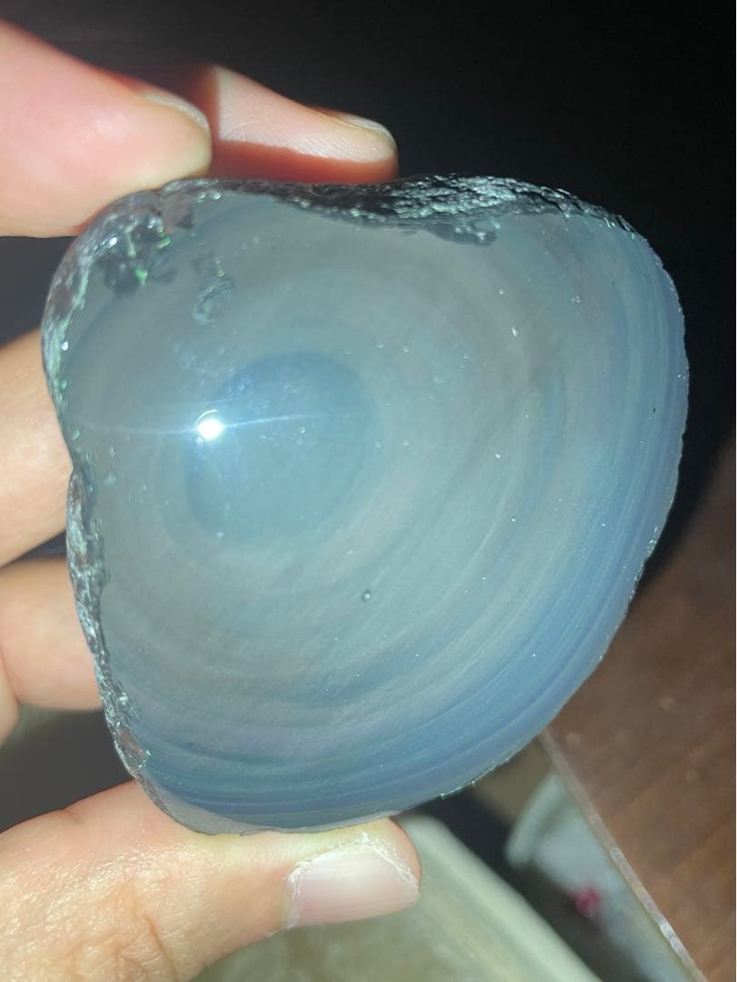 研磨品　十勝石玲瓏　パステルカラー　レインボーオブシディアン