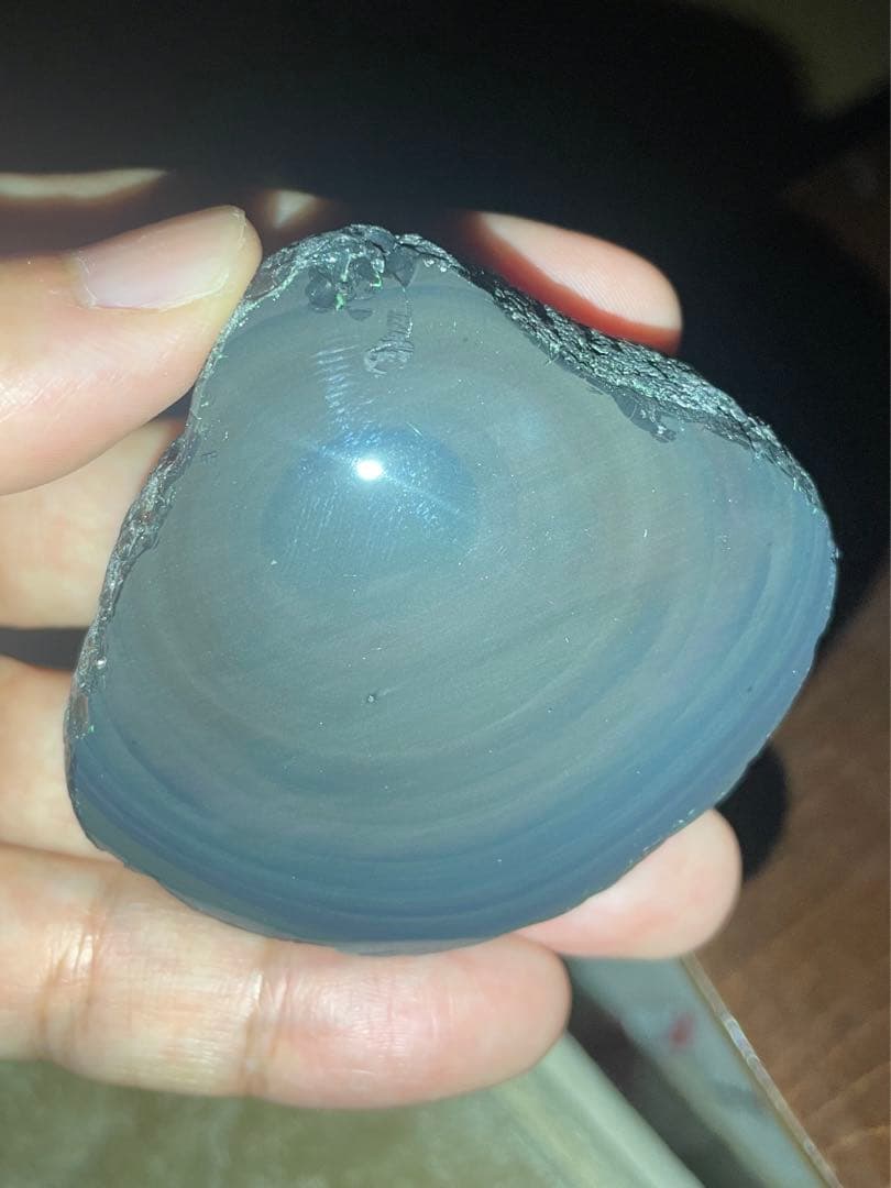 研磨品　十勝石玲瓏　パステルカラー　レインボーオブシディアン