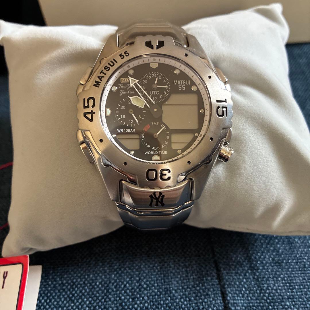 NEW YORK YANKEES MATSUI 55 腕時計シチズン箱保証書あり