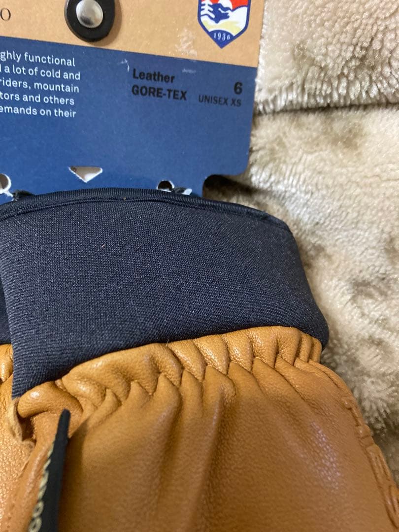 ヘストラ　HESTRA レザーゴアテックス　GORE-TEX 定価21000円