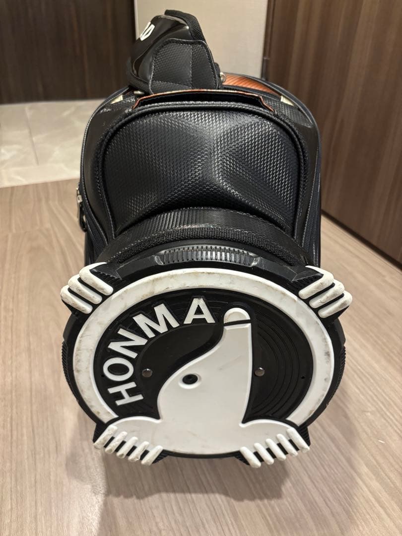 HONMA キャディバッグ 黒茶 中古