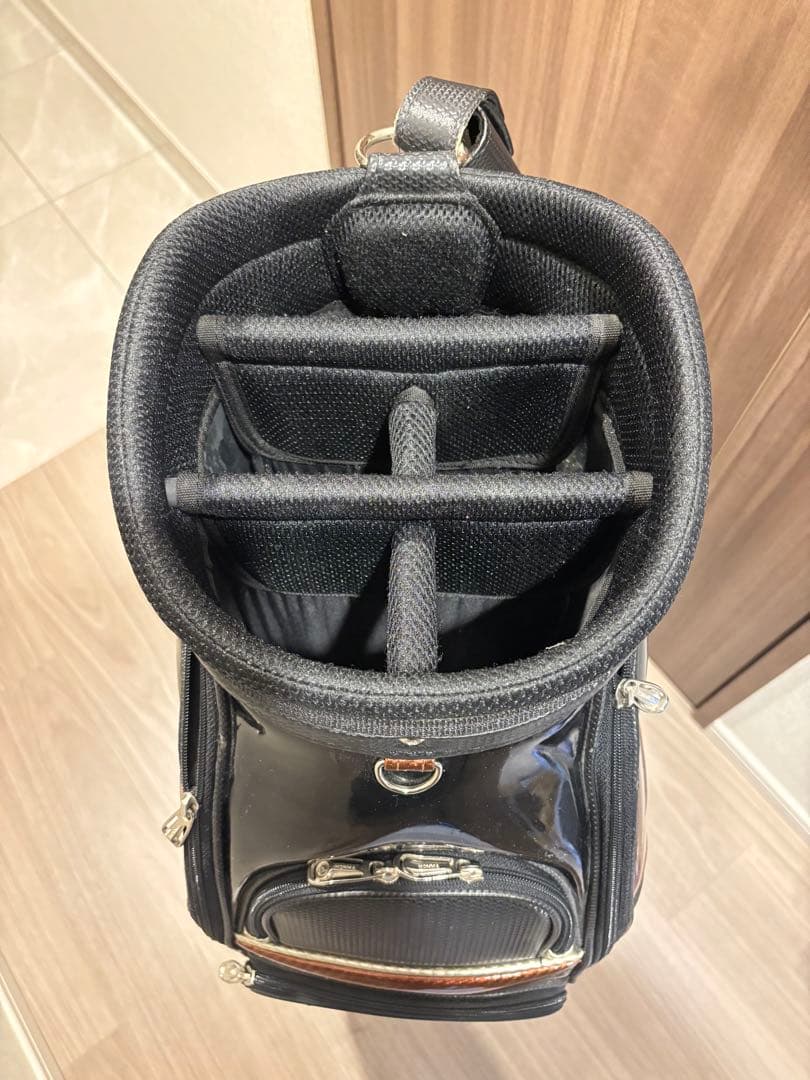 HONMA キャディバッグ 黒茶 中古