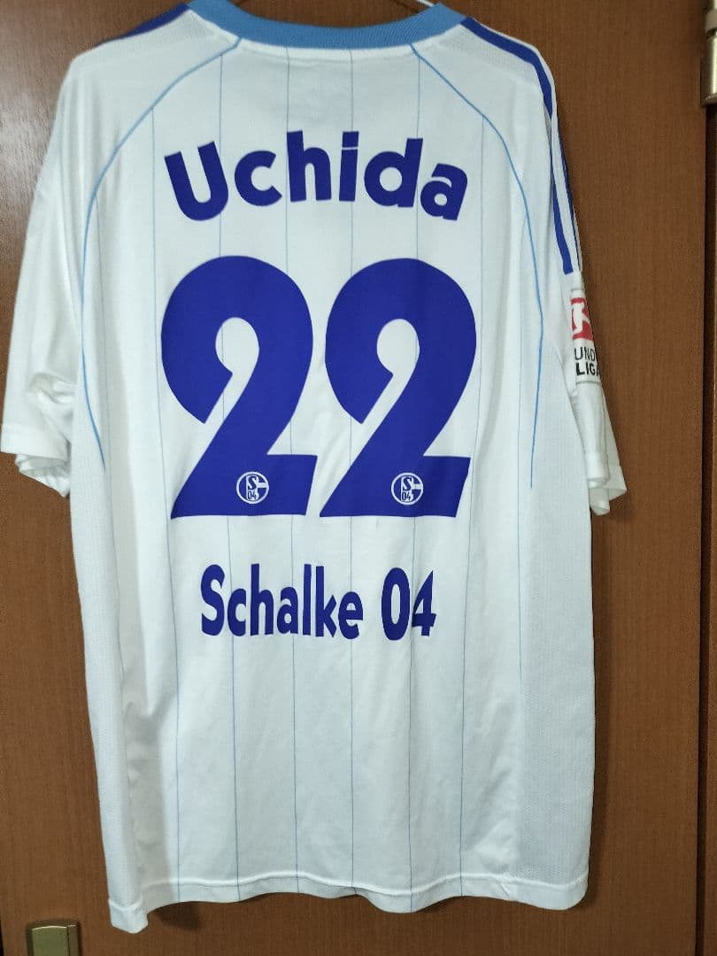 シャルケ04 11/13 アウェイ ユニフォーム #22 内田篤人 XLサイズ