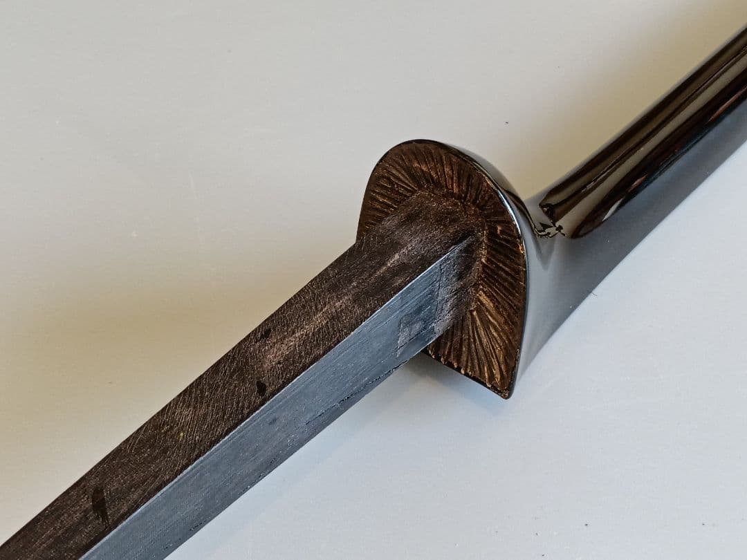 盛嶋開鐘写 名工内間直樹氏作 八重山黒木