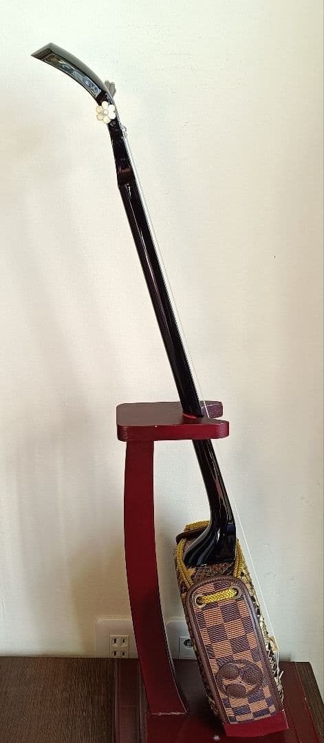 盛嶋開鐘写 名工内間直樹氏作 八重山黒木