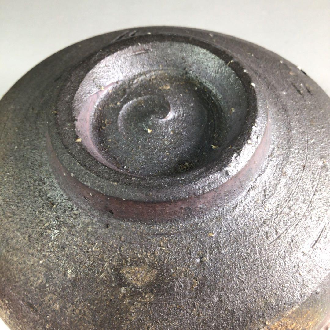 Ｒ１６８　茶碗　『備前焼』『山本陶秀造』『鵬雲斎　箱書』　抹茶碗　共箱　茶道具