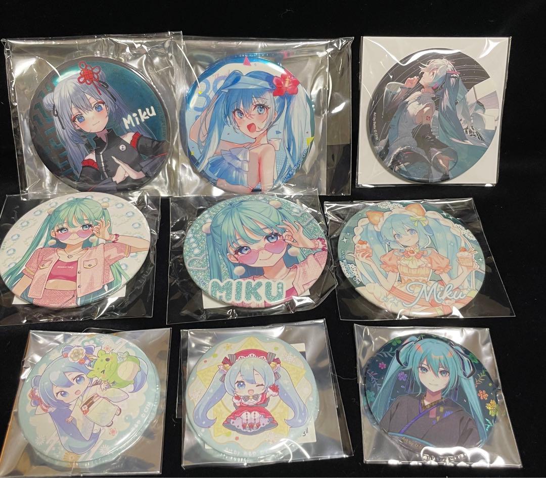 ★初音ミク 缶バッジ★39culture/楽天コレクション/ココラボXmas正月