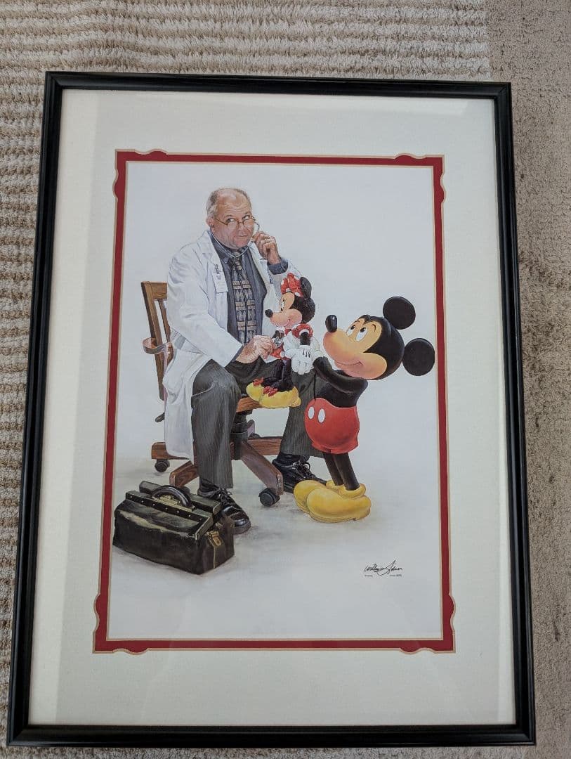 ノーマン・ロックウェル「Doctor and the Doll」ディズニー版