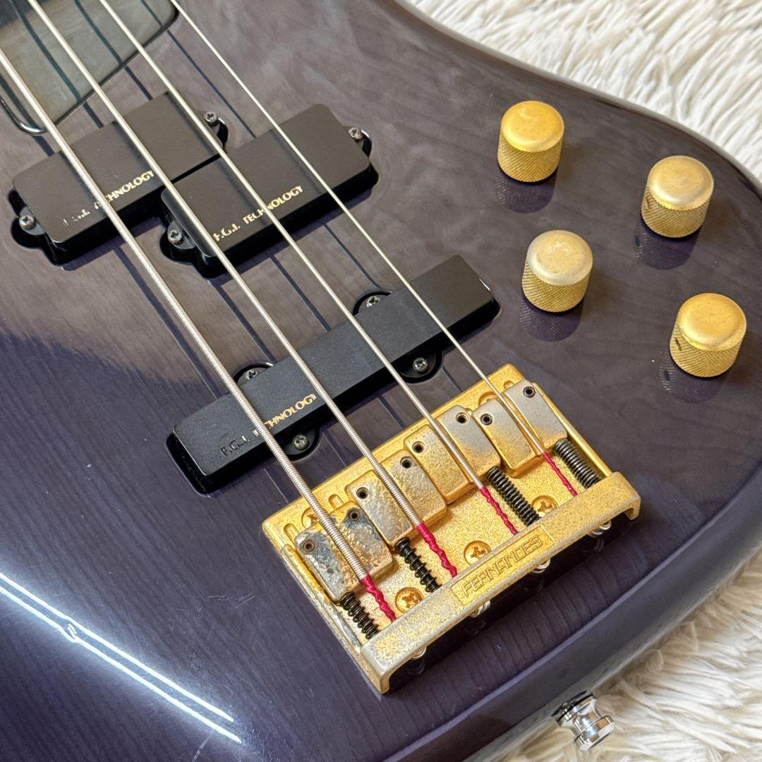 FERNANDES SWB-75 金ロゴFGI ワーウィック系アクティブベース