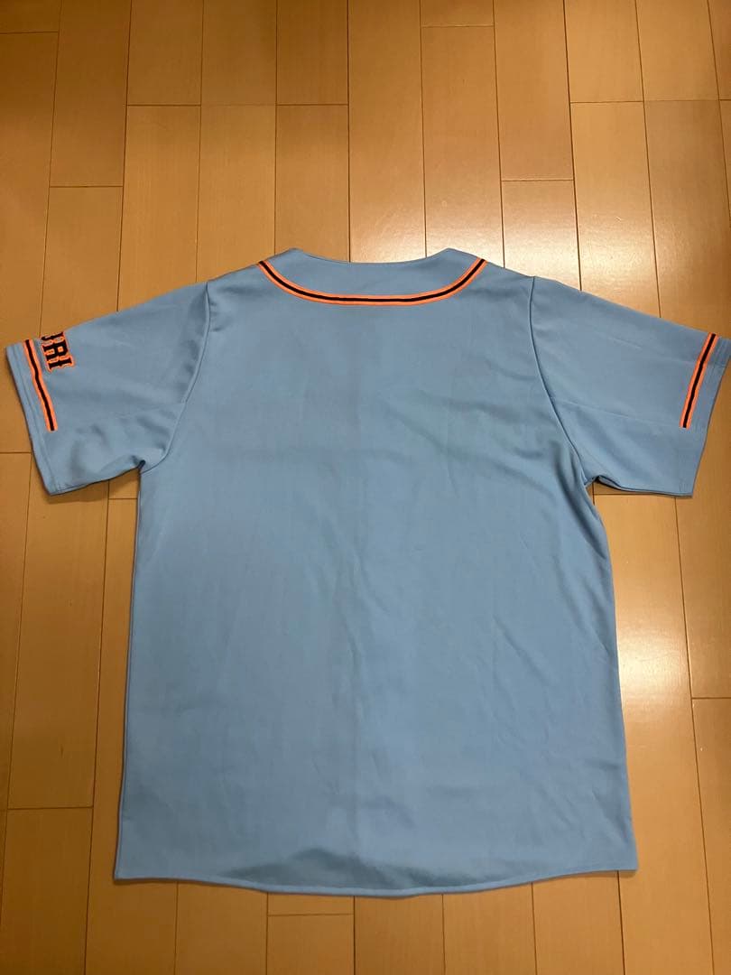 読売ジャイアンツ　読売巨人軍　ユニフォーム　アディダス　無地　背番号無し　ブルー