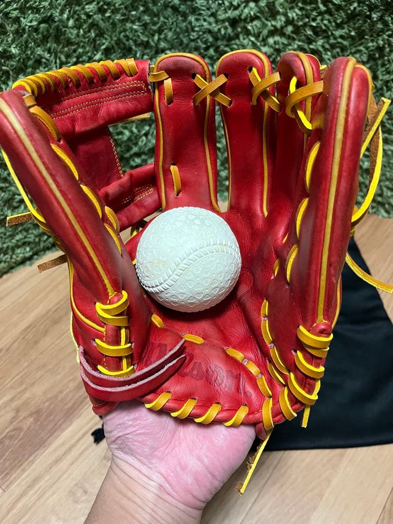 Wilson A2K OA1GM 硬式内野手用グラブ 11.5インチ レッド系