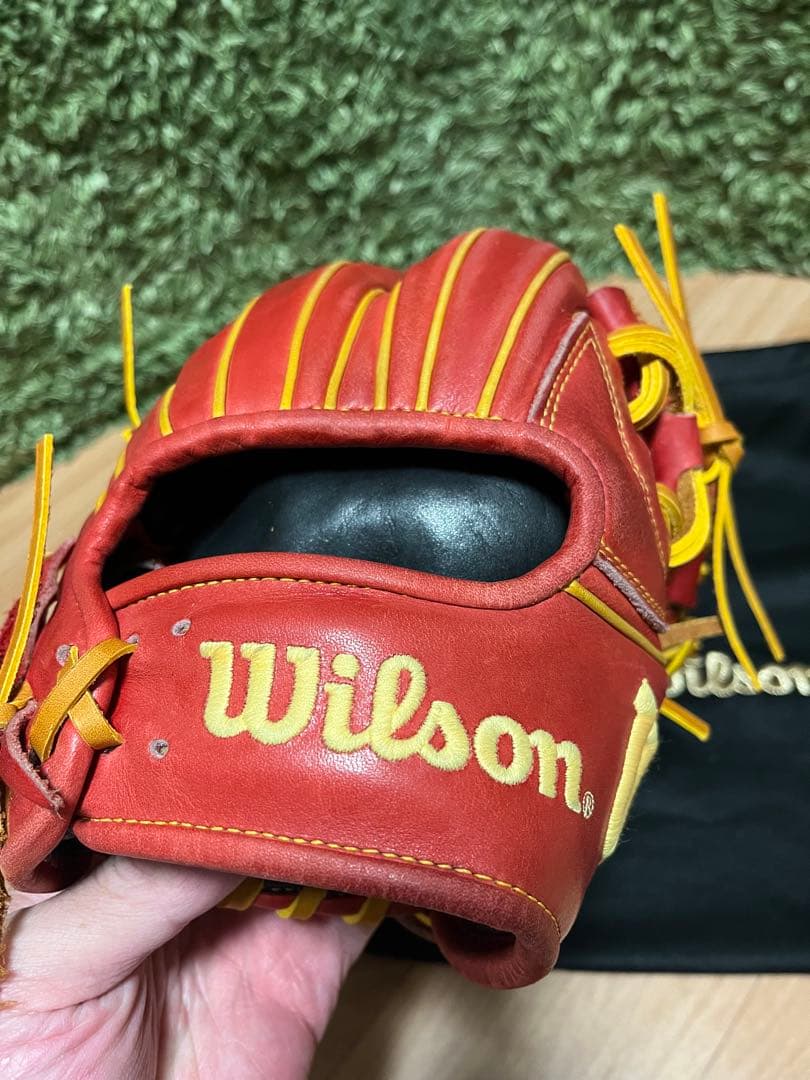 Wilson A2K OA1GM 硬式内野手用グラブ 11.5インチ レッド系