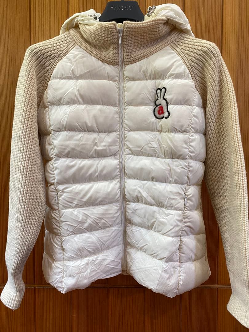 アルチビオ 中綿ジャケット ホワイト系 ゴルフウェア レディース サイズ38