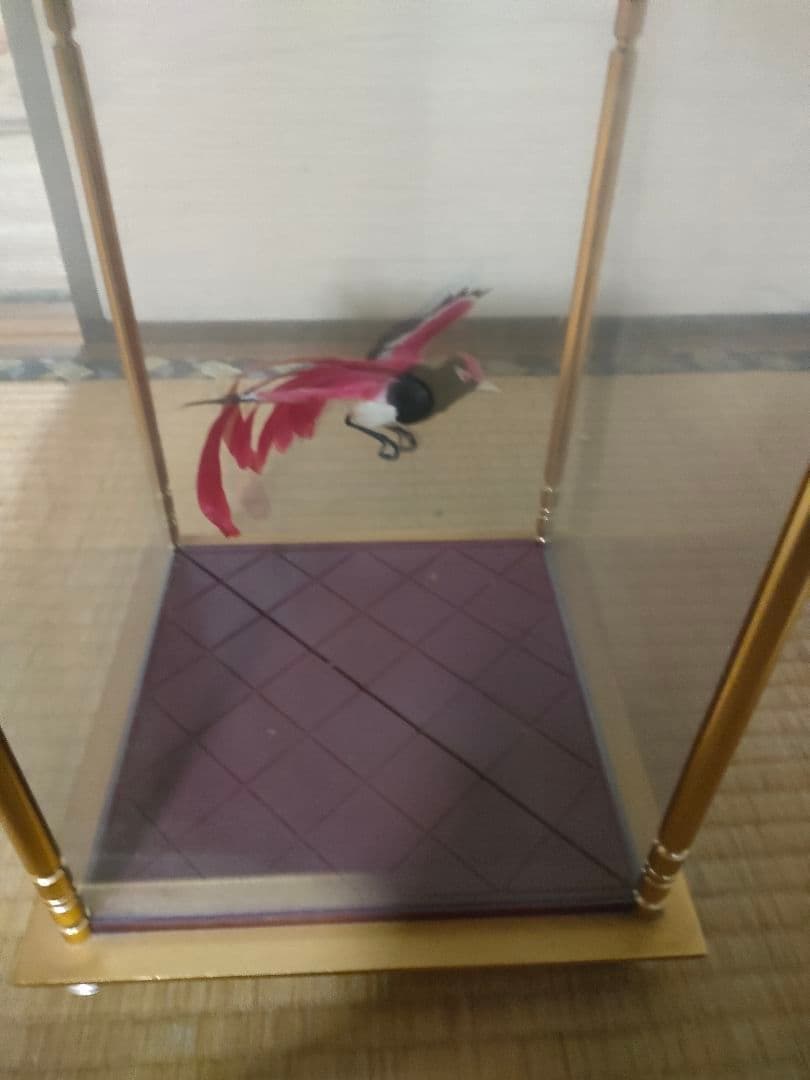 鳥　工芸品　置物　浮く 鳥置物