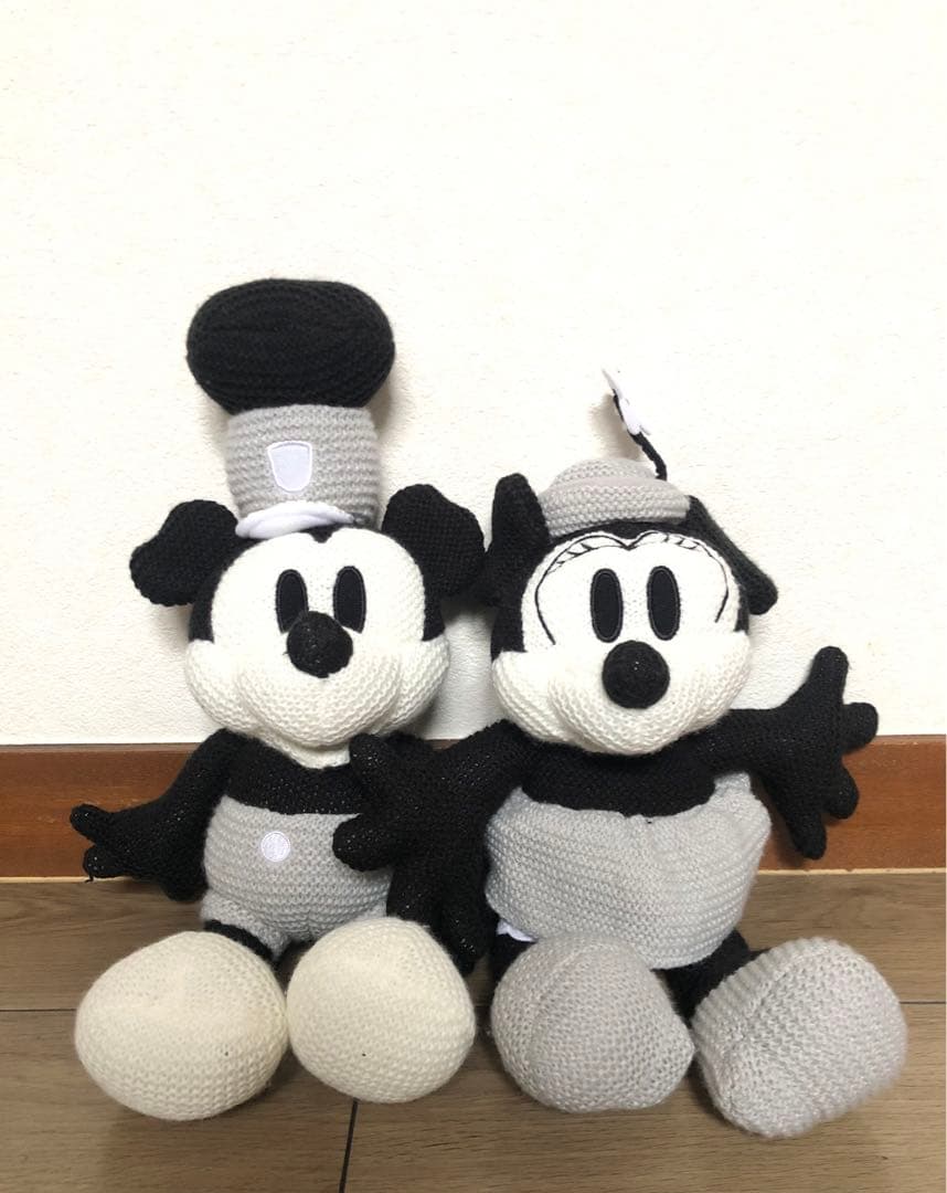 Disney Parks 海外限定 蒸気船ウィリー ミッキー ミニー ニット