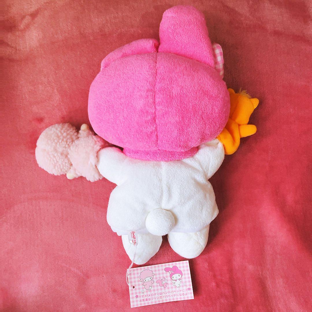希少レア　マイメロディ　ハンドパペット　ぬいぐるみ　2003 サンリオ　レトロ