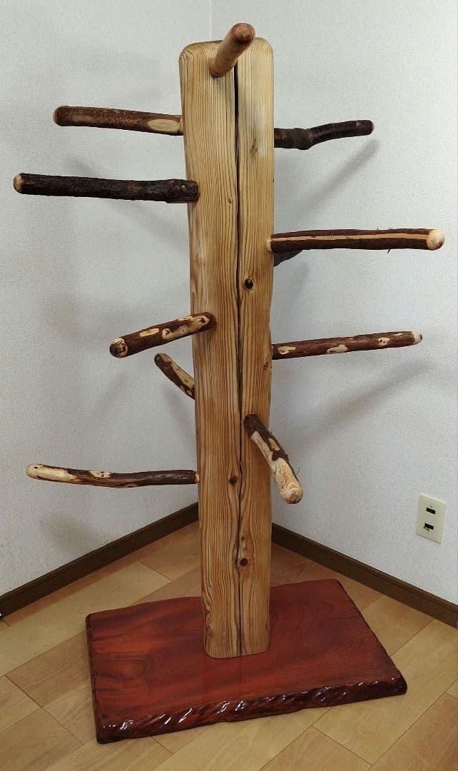 【大型鳥用】どっしり♬螺旋状オウムスタンド