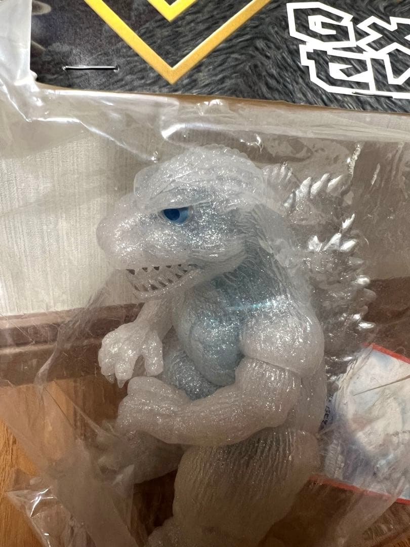 羽沢組 Gメモリーズセレクション デスゴジ　ソフビ　白クリア　シルバーラメ入