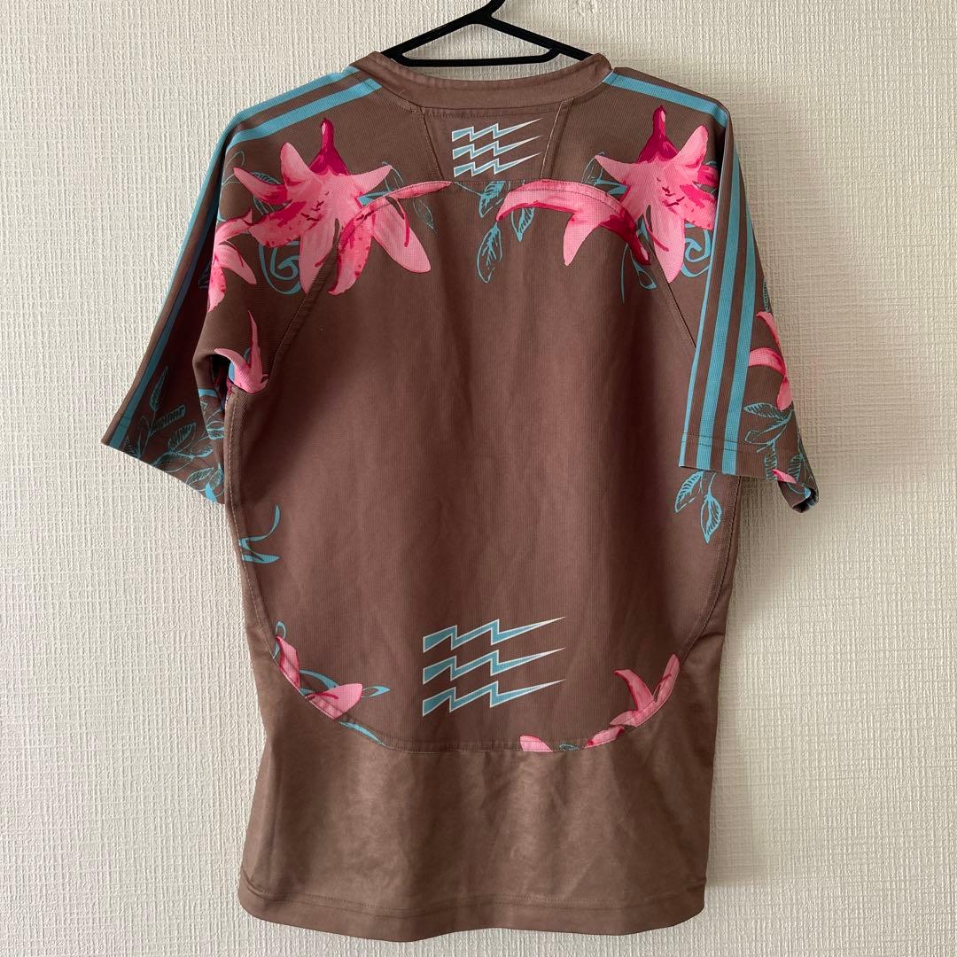 【パリ限定 】adidas 花柄 サッカーシャツ ブラウン