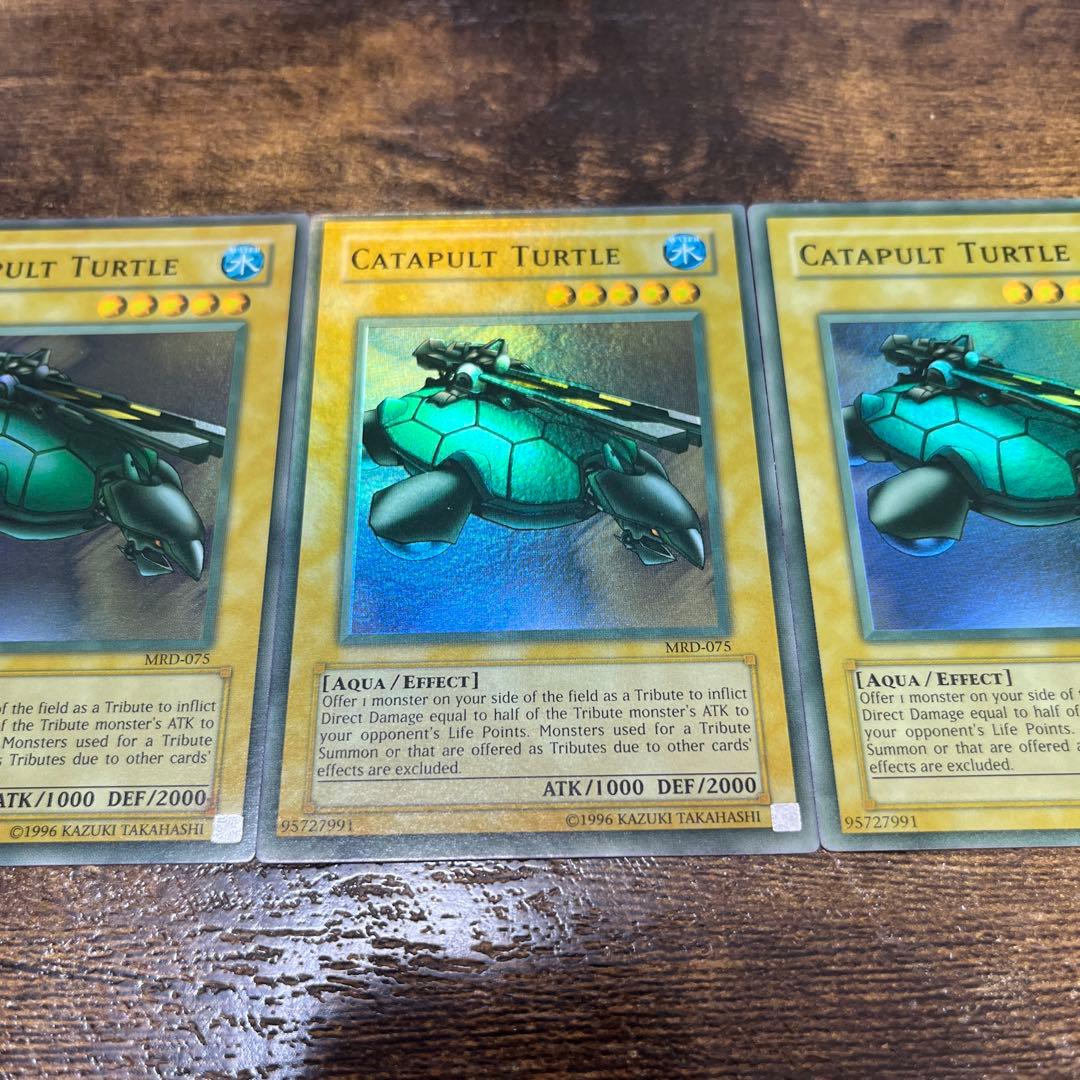 faded個体‼️遊戯王【英語版】カタパルトタートル スーパー 3枚セット❗️