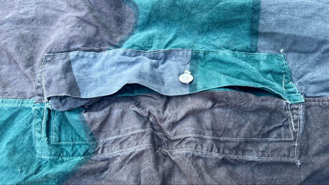 スウェーデン軍 三角 軍幕 USED コットン③