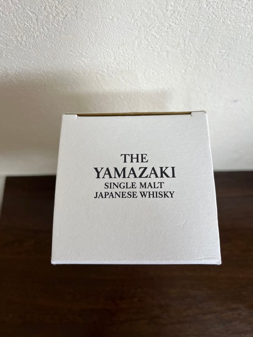 サントリーシングルモルトウイスキー山崎　縁ラベル空箱1本