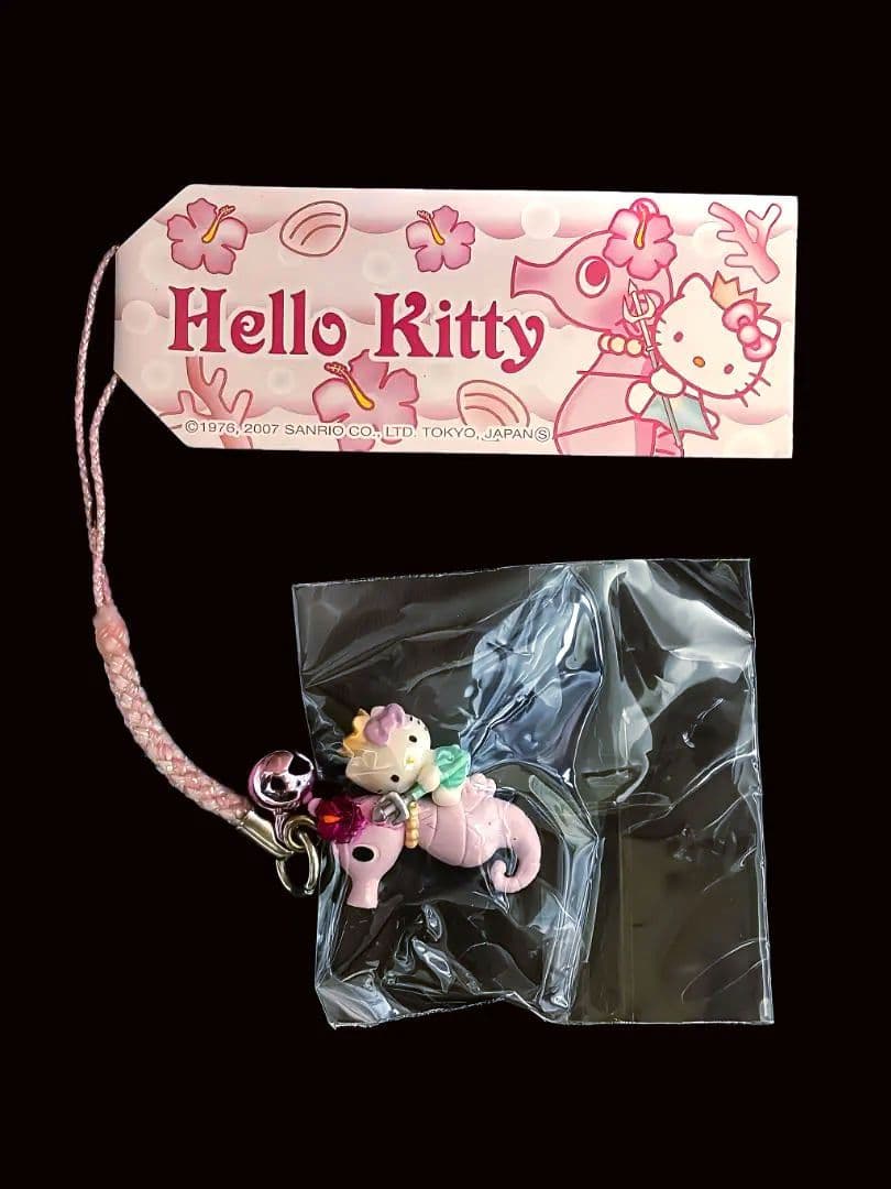 サンリオ ハローキティ ご当地キティ 根付けストラップ 水族館 タツノオトシゴ