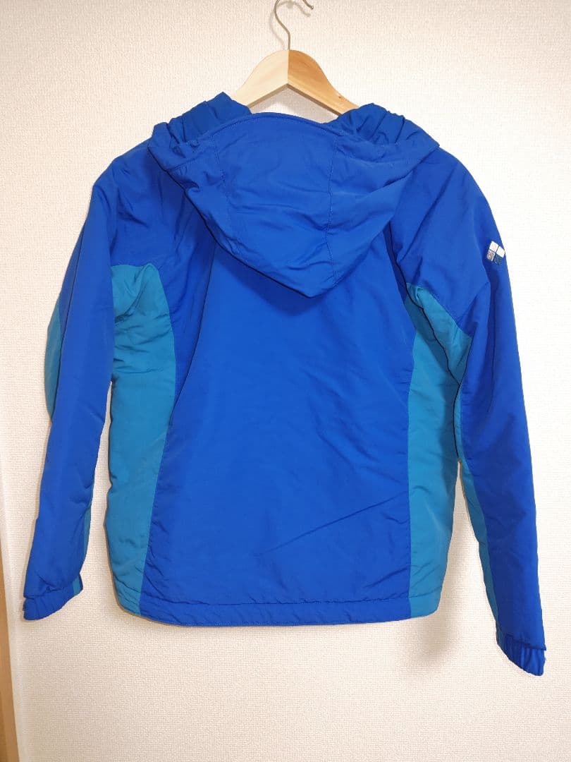 値下げ中　mont-bell 160センチ　スキーウェア上下セット 青/水色
