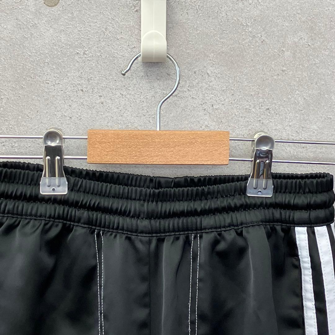 adidas アディダス ジャージ トラックパンツ ステッチ レディース S 黒