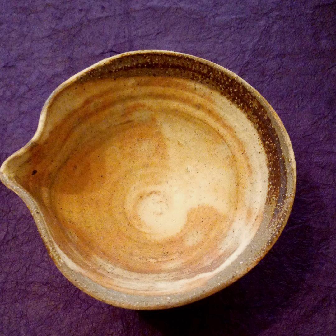 信楽焼　登窯粉引桜色片口中鉢5客揃い