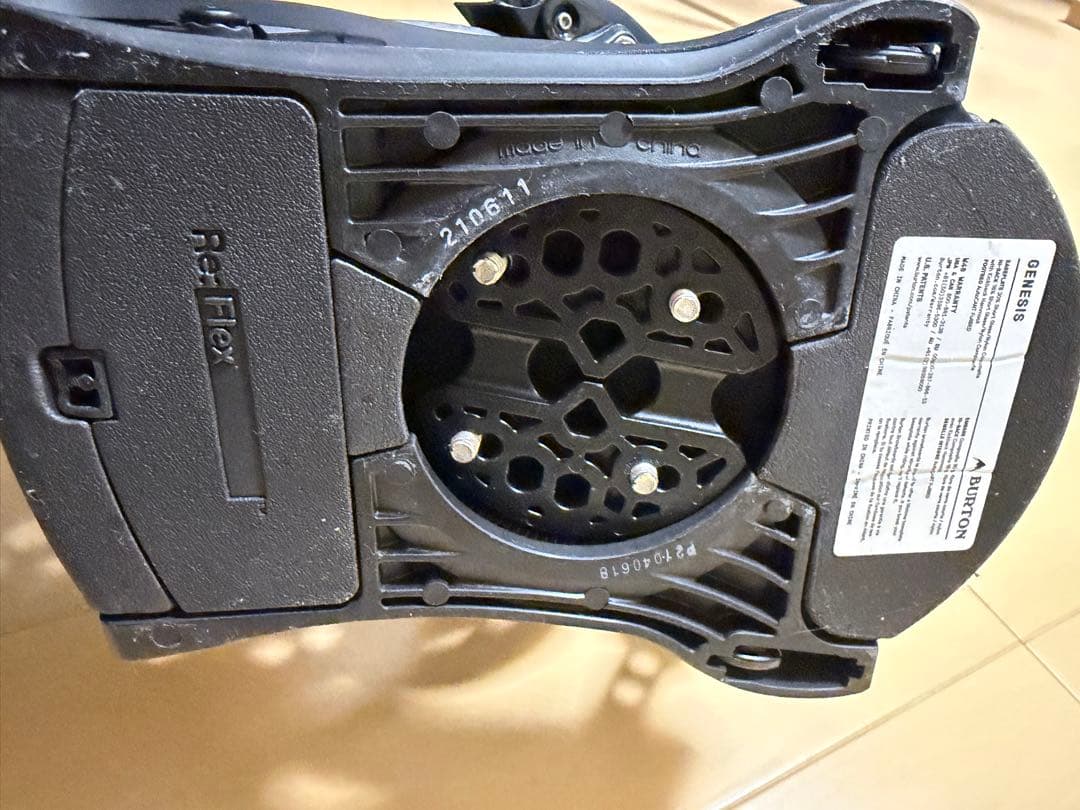 BURTON GENESIS Mサイズ マットブラック ビンディング